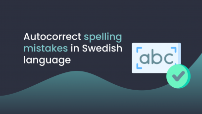 Autocorrect spelling mistakes in Swedish language